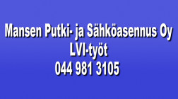 Mansen Putki-ja Sähköasennus Oy logo